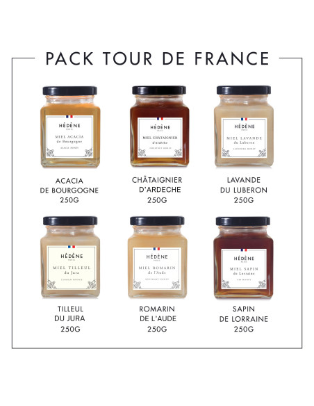 pack 6 miels de France