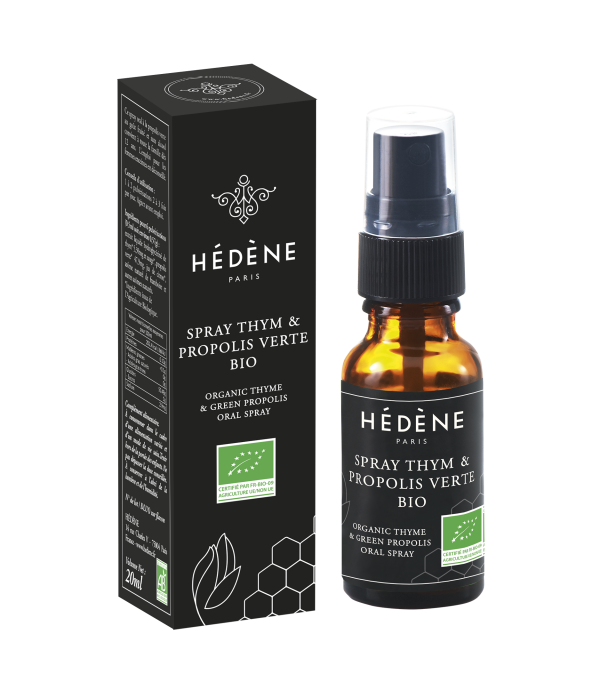 100% French spray with thyme honey and green propolis