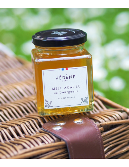 Coffret bois 3 miel - Trésors de Bourgogne