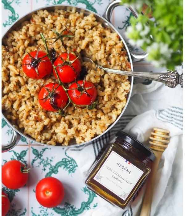 Miel châtaignier d'Ardèche récolté en France