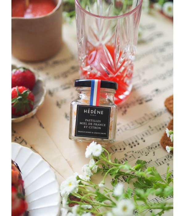 French honey and lemon pastilles