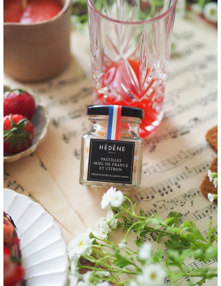 French honey and lemon pastilles