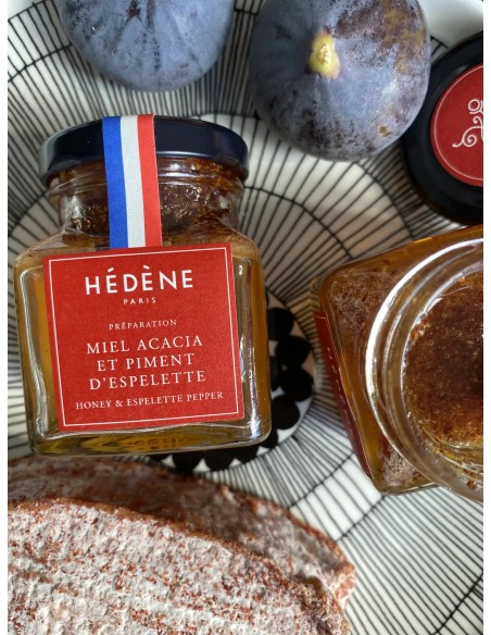 Miel Acacia et Piment d'Espelette de France