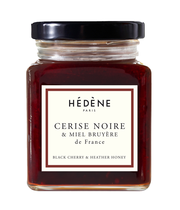 Confiture Cerise Noire et miel - acidulée et caramélisée