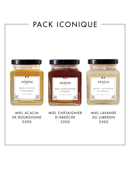 Pack miels iconiques de France