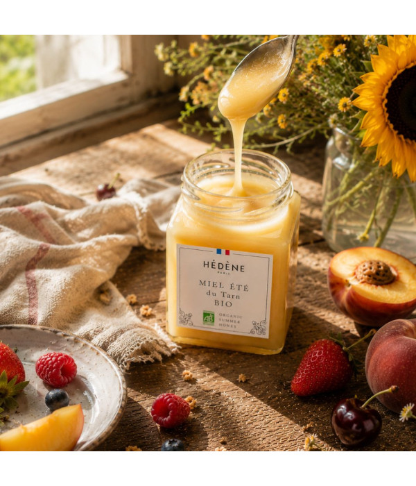 Miel Été BIO récolté en France