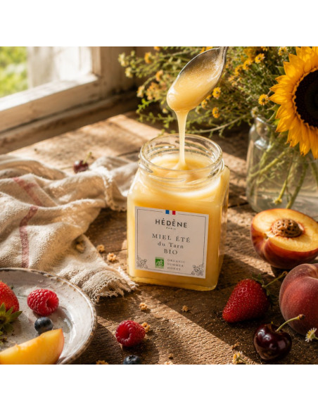 Miel Été BIO récolté en France