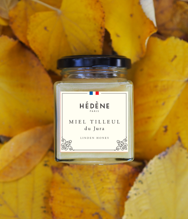 Miel de tilleul Hédène à la texture crémeuse, idéal pour accompagner le fromage.