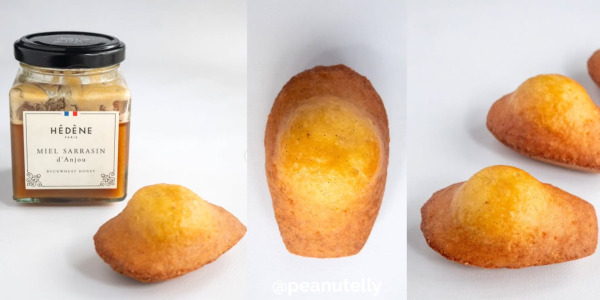 Recette madeleine avec miel de sarrasin