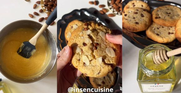 Almond and acacia honey cookie recipe